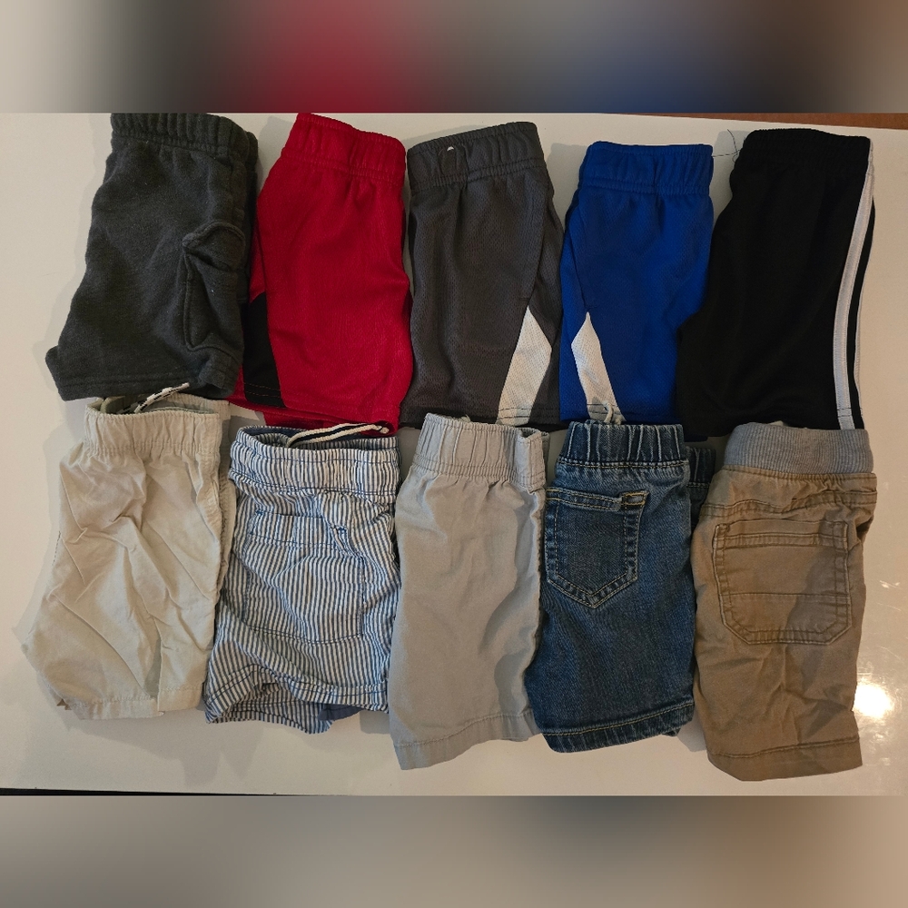 10 pairs 18mo boys shorts